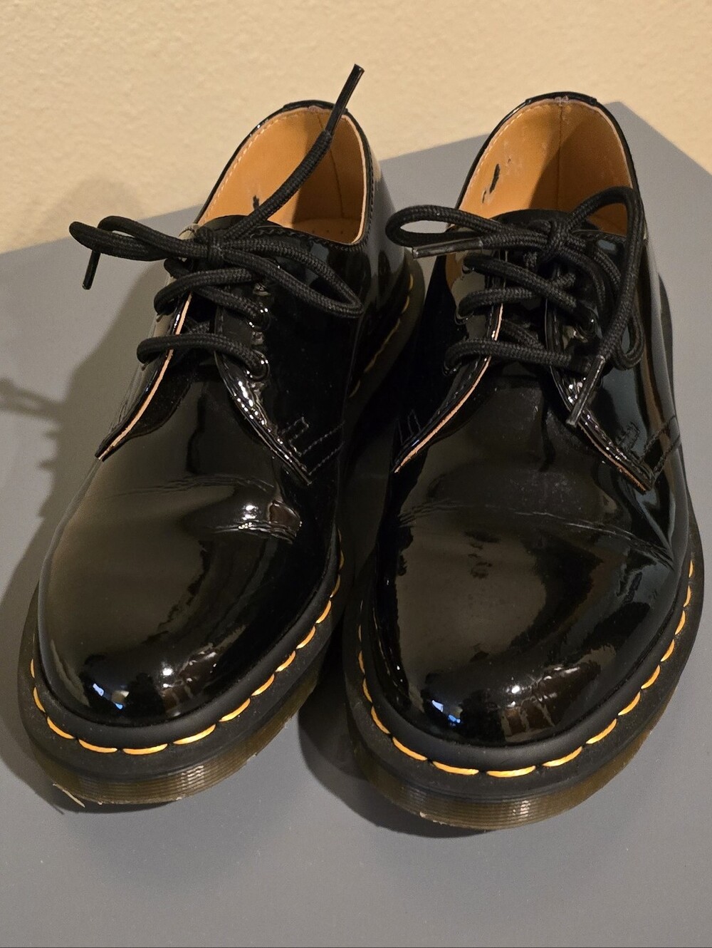 Dr. Martens 1461 Patent Leather Black Oxford Shoe - Picture 9 of 16